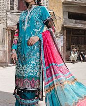 Motifz Pacific Blue Lawn Suit- Pakistani Lawn Dress