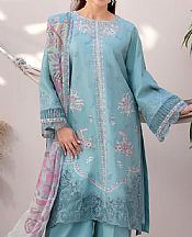 Moonstone Blue Lawn Suit