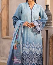 Motifz Cadet Blue Lawn Suit- Pakistani Lawn Dress
