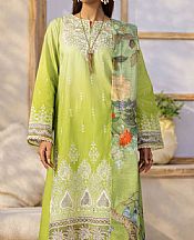 Motifz Parrot Green Lawn Suit- Pakistani Designer Lawn Suits