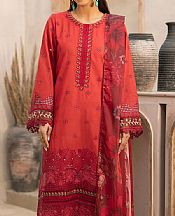 Motifz Rust Lawn Suit- Pakistani Lawn Dress