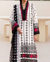 Motifz White/Black Cambric Suit- Pakistani Winter Clothing