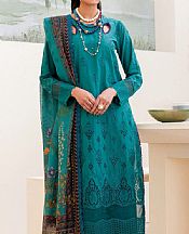 Motifz Teal Cambric Suit- Pakistani Winter Dress