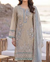 Light Grey Lawn Suit