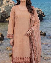 Peach Lawn Suit
