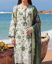 White/Green Lawn Suit