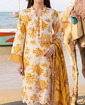 White/Mustard Lawn Suit