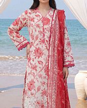 White/Red Lawn Suit