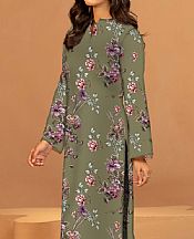 Motifz Green Khaddar Suit (2 pcs)- Pakistani Winter Clothing