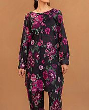 Motifz Black Khaddar Suit (2 pcs)- Pakistani Winter Dress