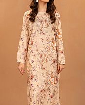Motifz Light Peach Khaddar Suit (2 pcs)- Pakistani Winter Dress