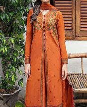 Safety Orange Linen Suit
