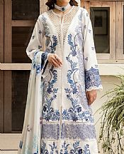 Motifz White Lawn Suit- Pakistani Designer Lawn Suits