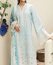 Motifz Light Blue Lawn Suit- Pakistani Lawn Dress