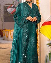 Motifz Teal Lawn Suit- Pakistani Lawn Dress