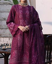Motifz Plum Lawn Suit- Pakistani Designer Lawn Suits