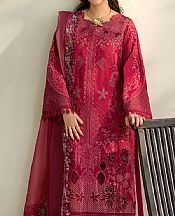 Motifz Crimson Lawn Suit- Pakistani Designer Lawn Suits
