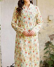 Motifz Off White/Multi Lawn Suit (2 pcs)- Pakistani Lawn Dress