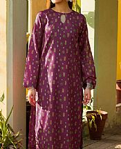 Motifz Wine Berry Lawn Suit (2 pcs)- Pakistani Lawn Dress