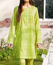 Motifz Apple Green Lawn Suit (2 pcs)- Pakistani Lawn Dress