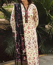 Motifz Cream Khaddar Suit- Pakistani Winter Dress