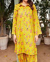 Motifz Golden Yellow Khaddar Suit (2 pcs)- Pakistani Winter Dress