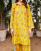 Motifz Golden Yellow Khaddar Suit (2 pcs)