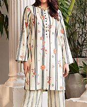 Motifz Off White Khaddar Suit (2 pcs)- Pakistani Winter Dress