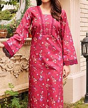 Motifz Deep Carmine Khaddar Suit (2 pcs)- Pakistani Winter Clothing
