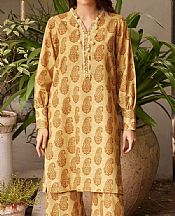 Motifz Sand Gold Khaddar Suit (2 pcs)- Pakistani Winter Dress