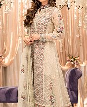 Motifz Ivory Organza Suit- Pakistani Chiffon Dress