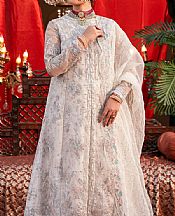 Motifz White Organza Suit- Pakistani Designer Chiffon Suit