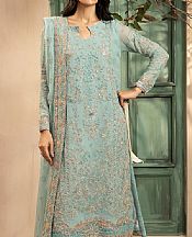 Motifz Summer Green Chiffon Suit- Pakistani Designer Chiffon Suit