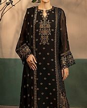 Motifz Black Chiffon Suit- Pakistani Chiffon Dress