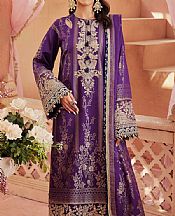 Motifz Purple Jacquard Suit- Pakistani Designer Chiffon Suit