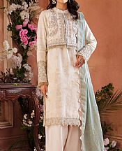 Motifz Off White Jacquard Suit- Pakistani Chiffon Dress
