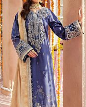 Motifz Dark Slate Blue Jacquard Suit- Pakistani Chiffon Dress