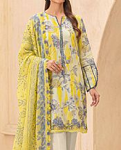 White/Lime Lawn Suit
