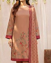 Motifz Peach Lawn Suit- Pakistani Lawn Dress