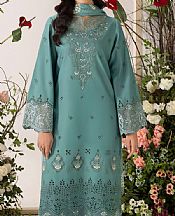Turquoise Lawn Suit