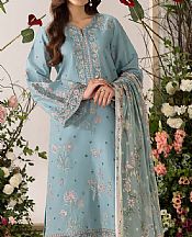 Baby Blue Lawn Suit