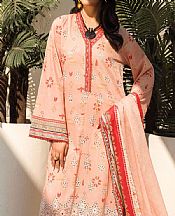 Motifz Peach Lawn Suit- Pakistani Lawn Dress