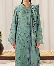 Motifz Summer Green Lawn Suit- Pakistani Designer Lawn Suits