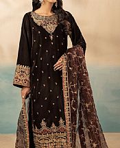 Motifz Brown Velvet  Suit- Pakistani Winter Clothing
