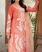 Mushq Coral Lawn Suit- Pakistani Lawn Dress