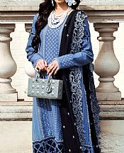 Cornflower Blue Khaddar Suit
