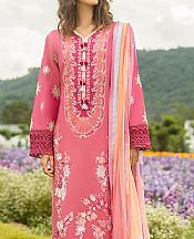 Mushq Rose Pink Lawn Suit- Pakistani Designer Lawn Suits