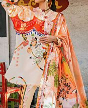 Ivory/Coral Lawn Suit