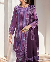 Mushq Plum Sateen Suit- Pakistani Winter Dress