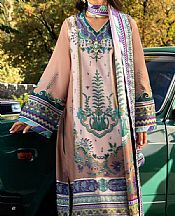 Mushq Cavern Pink Raw Silk Suit- Pakistani Chiffon Dress